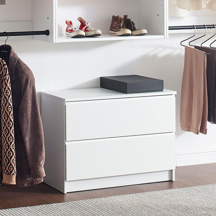 Devi - Wall Mounted Wood Closet System With Modular Units