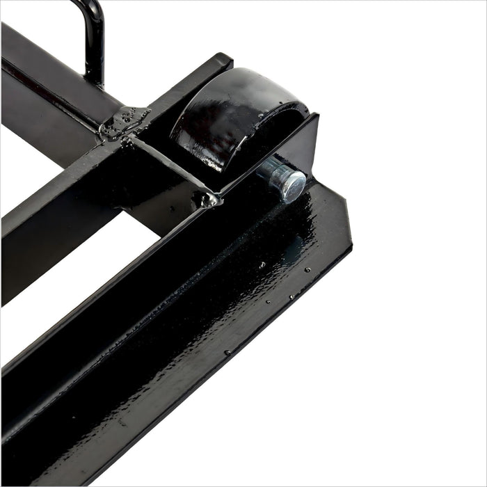 Heavy Duty 1500Lbs Hydraulic Motorcycle Lift Jack With Wheels And Handle - Red / Black