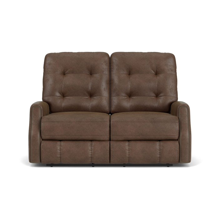 Devon - Reclining Loveseat, Nailhead Trim