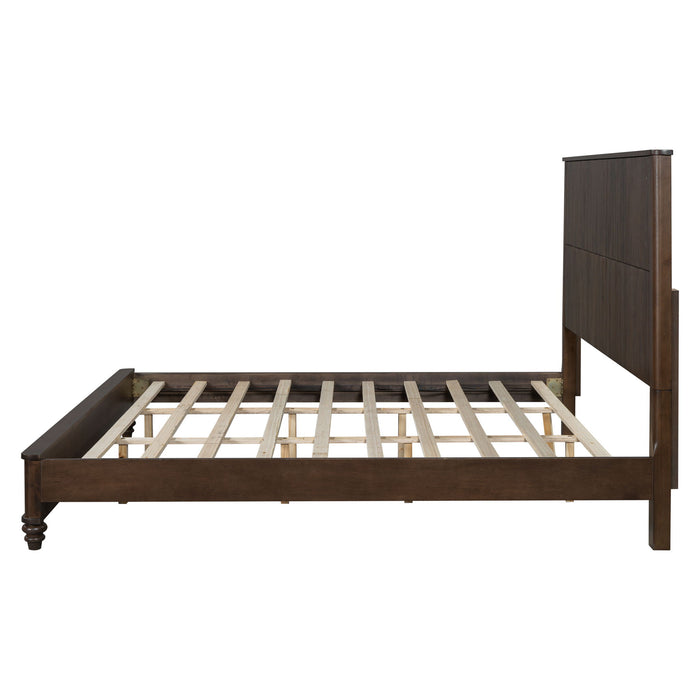 Platform Bed Frame With Tall Headboard