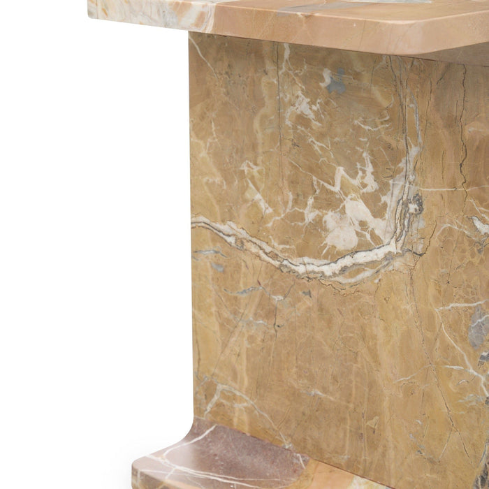 Delaney - Marble Rectangle Accent Table