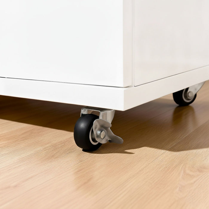 Modern 5 Drawer Dresser With Wheels
