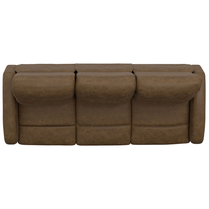 Manual Reclining Sofa With Dual Independent Recliners