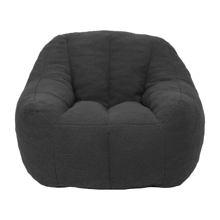 Comfy Bean Bag Chair With Memory Foam Filler, Tufted Soft