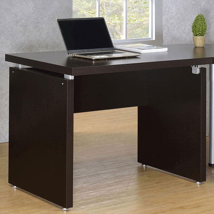Extension Desk With Floating Top Design - Brown