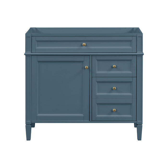 Bathroom Vanity With 2 Drawers And Tip-Out Drawer, Storage Cabinet