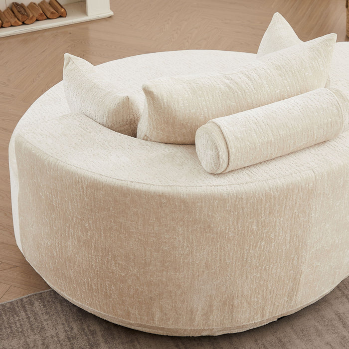 Single 360 Degree Swivel Chair For Living Room