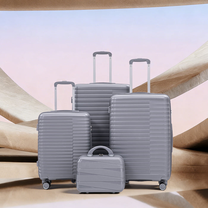 4 Piece Luggage Set, Combination Lock