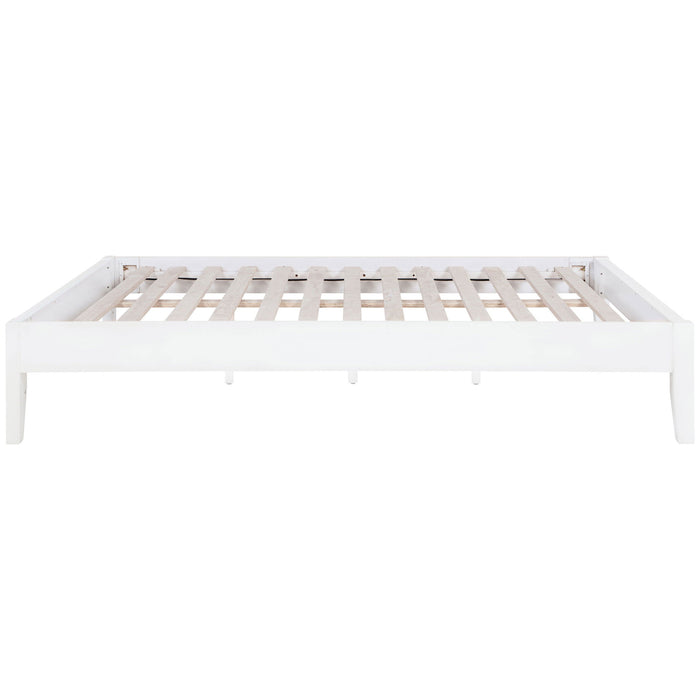 Sophie - Platform Bed Base With Slatted Design