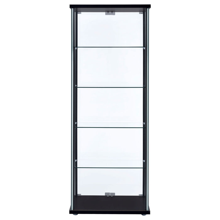 Hyacinth - 4 Shelf Curio Cabinet