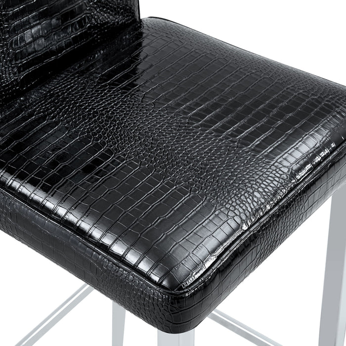 Bar Chairs & Crystal Clasp Design (Set of 2)