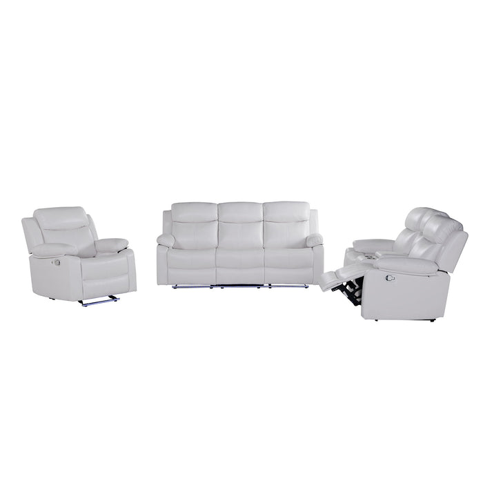 Blanche - Reclining Sofa With LED Lights