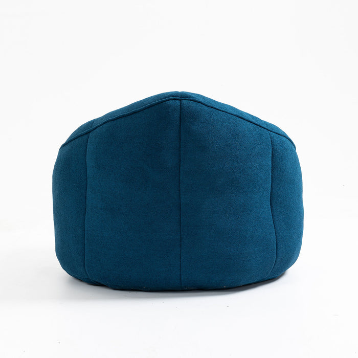 Bedding Bean Bag Sofa Chair High Pressure Foam With Footrest