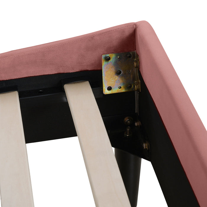 Aspen - Vertical Tufted Modern Headboard Platform Bed Set