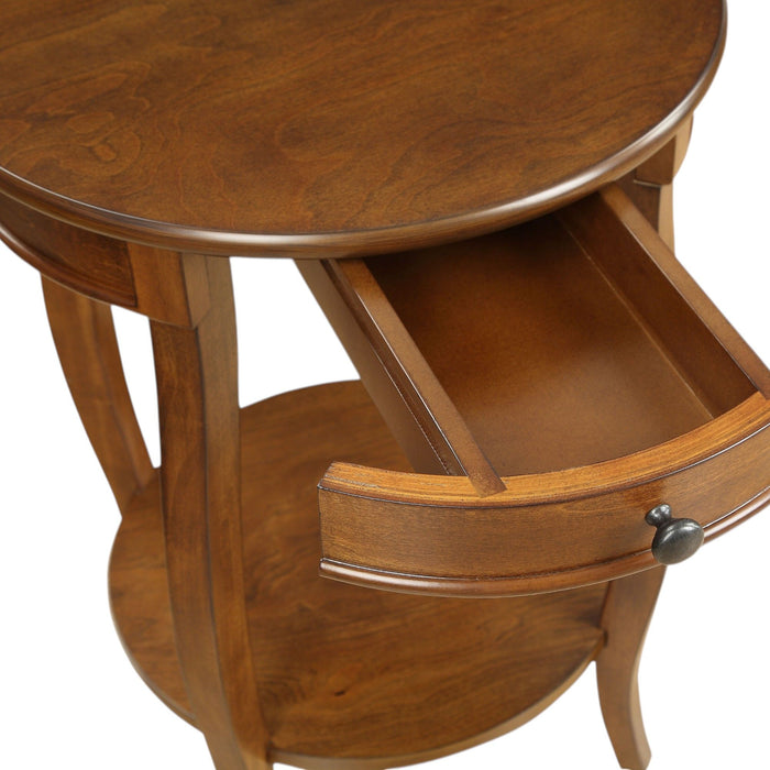 Alysa - Walnut Accent Table - Walnut
