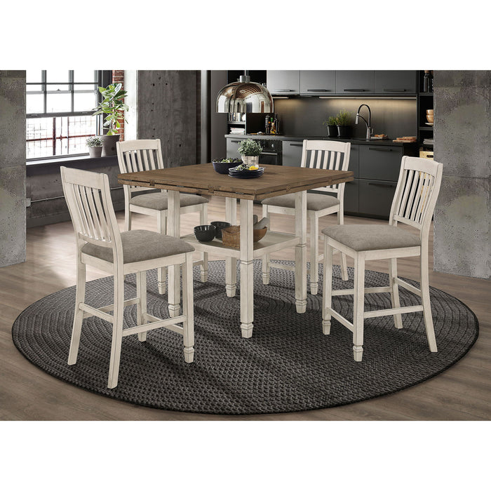 Counter Height Chair (Set of 2) - Ivory
