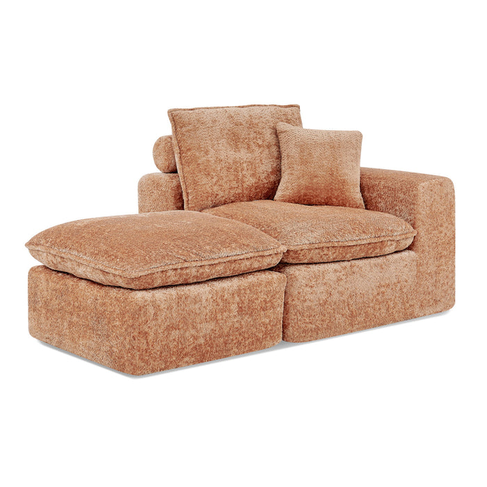 Sectional Sofa With Moveable Ottoman