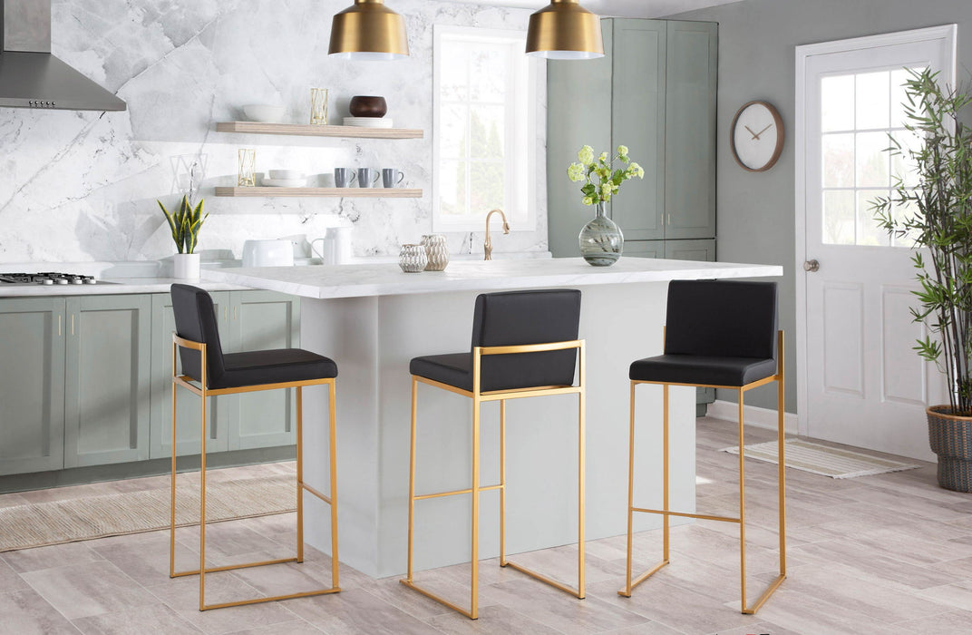 Fuji - Contemporary Design High Back Barstool