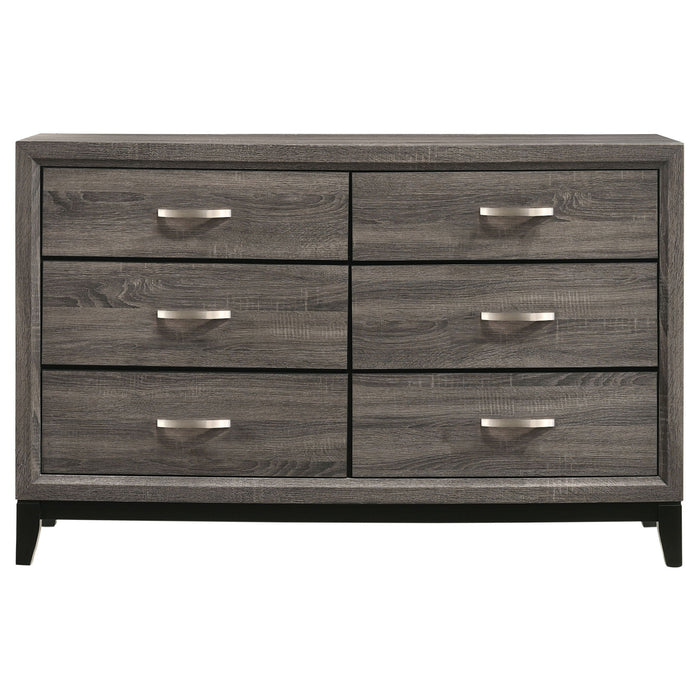 Cabrillo - 6 Drawer Dresser - Gray