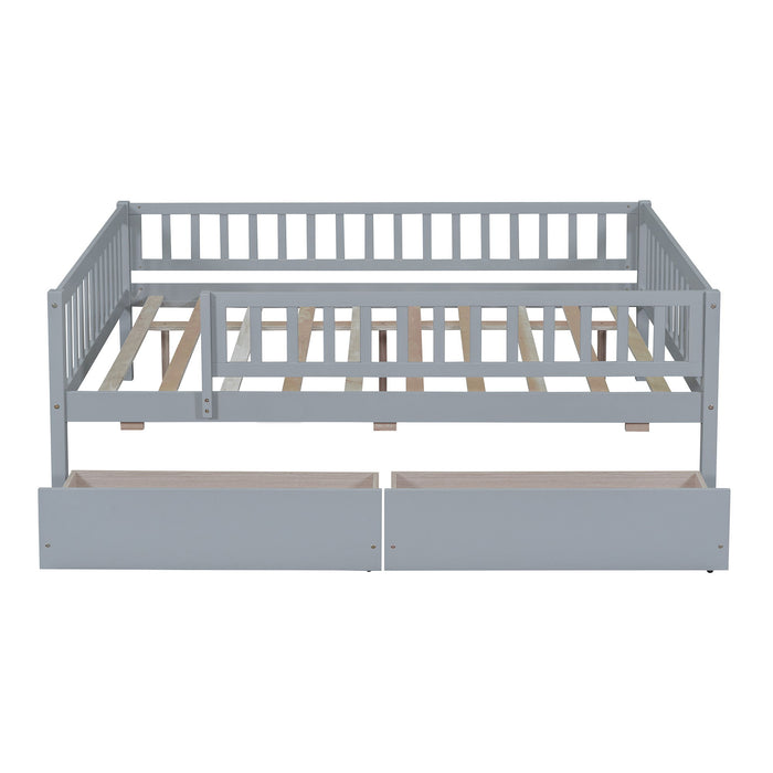 Multifunctional Wooden Daybed Bed