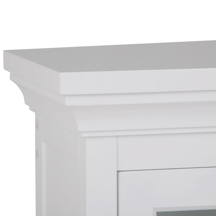 Avington - 2 Door Wall Cabinet With Cubbies - Pure White