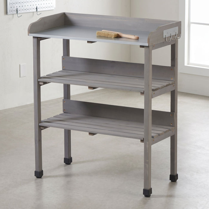 Outdoor Potting Table, 3 Tier Workbench