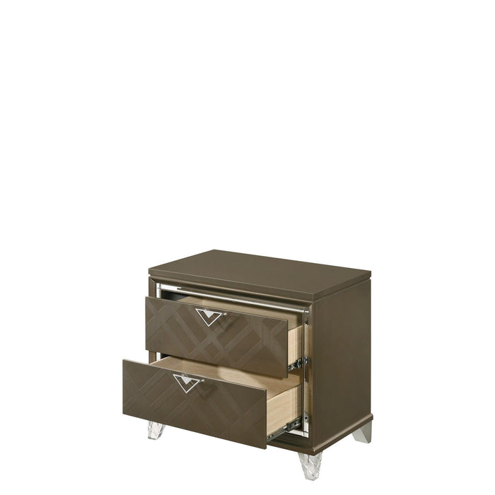 Skylar - Nightstand - Champagne