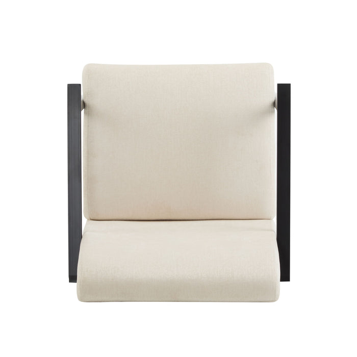 Modern Lounge Chair With Polyester Upholstery