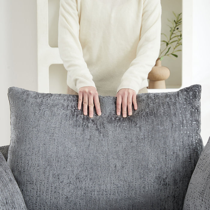 Swivel Chair With Rotating Base For Living Room