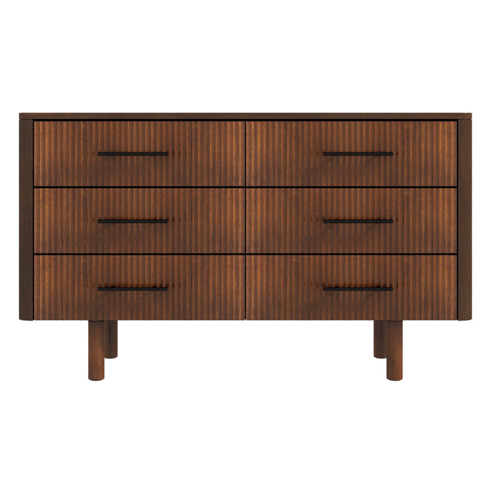 Logan - Dresser With 6 Drawers - Brown