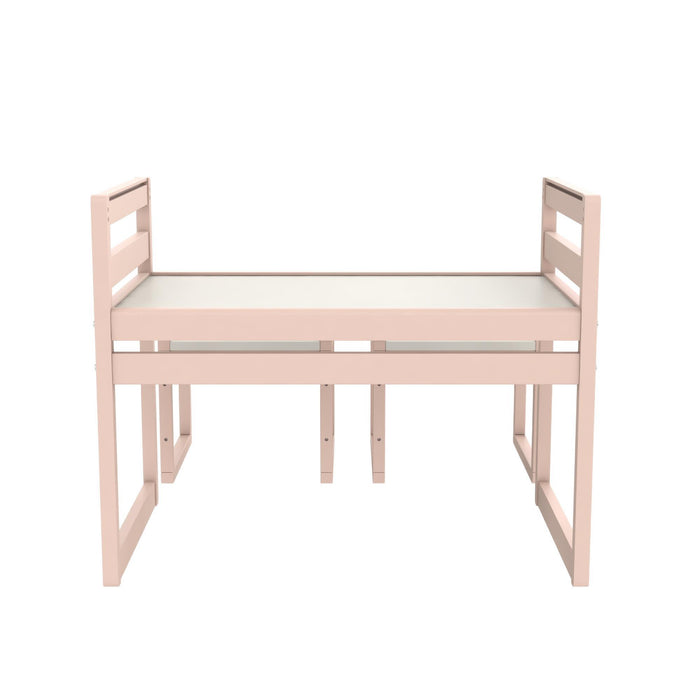 Signy - 3 Piece Activity Table Set - Pink / White