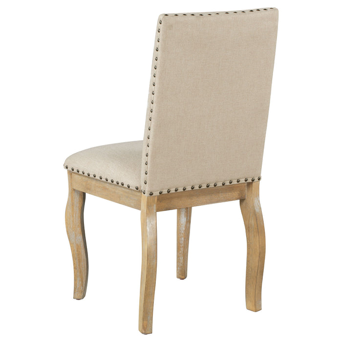 Upholstered Dining Chairs With Nailhead (Set of 2)
