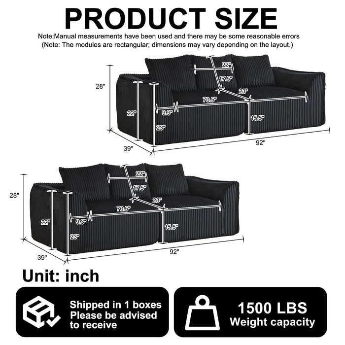 Minimalist Set With Curved Lines & Gently Sloped Backrest