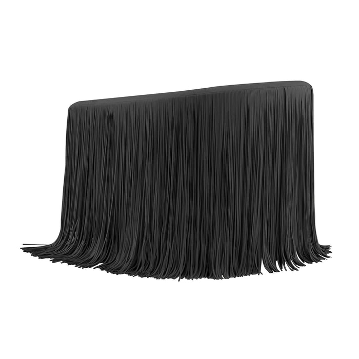 Isle - Swivel Chair With Fringe Accent