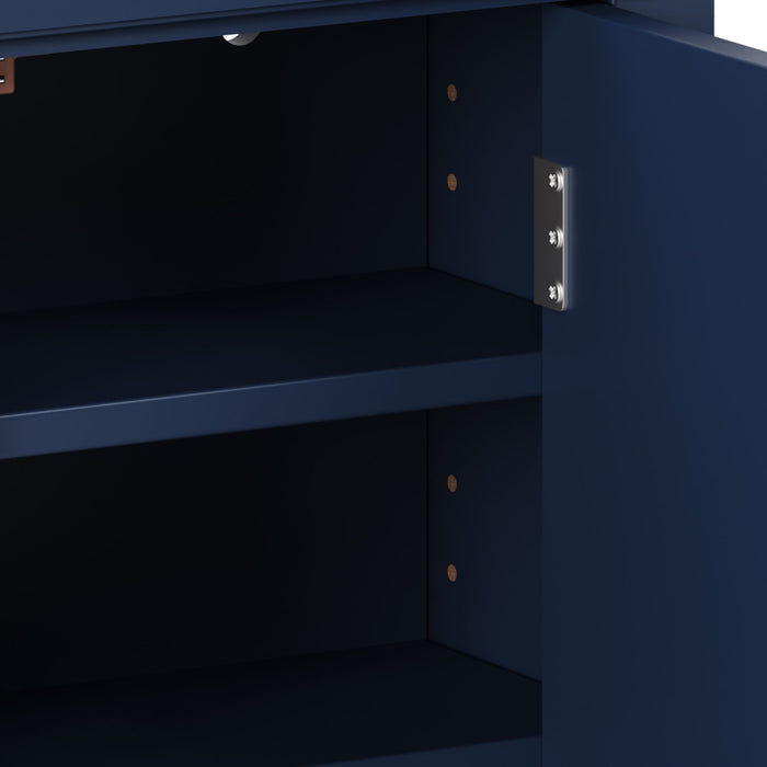 Multi Functional Wall Mounted Cabinet With Adjustable Shelves For Bathroom