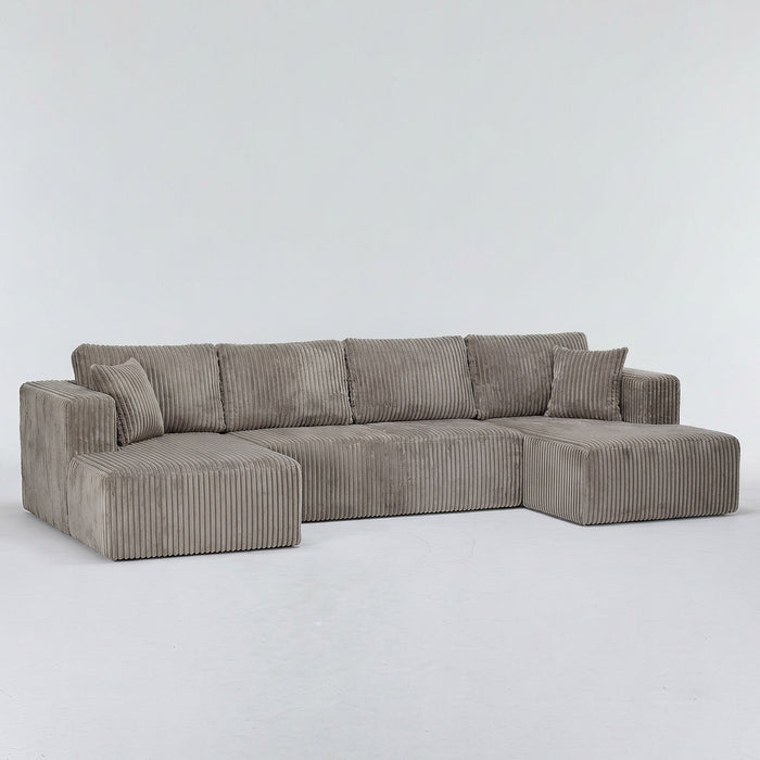 U-Shape Modular Sectional Sofa For Living Room