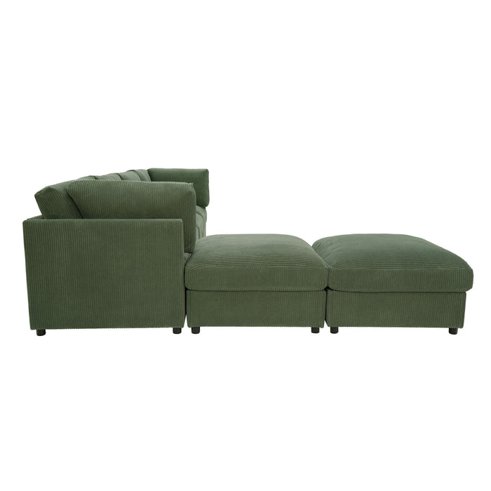 Modern Reversible Modular Sectional