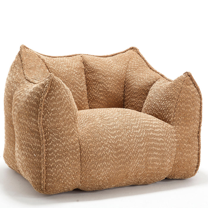 Comfortable Chenille Sofa Chairs With Highly Resilient Foam For Living Rooms And Bedrooms