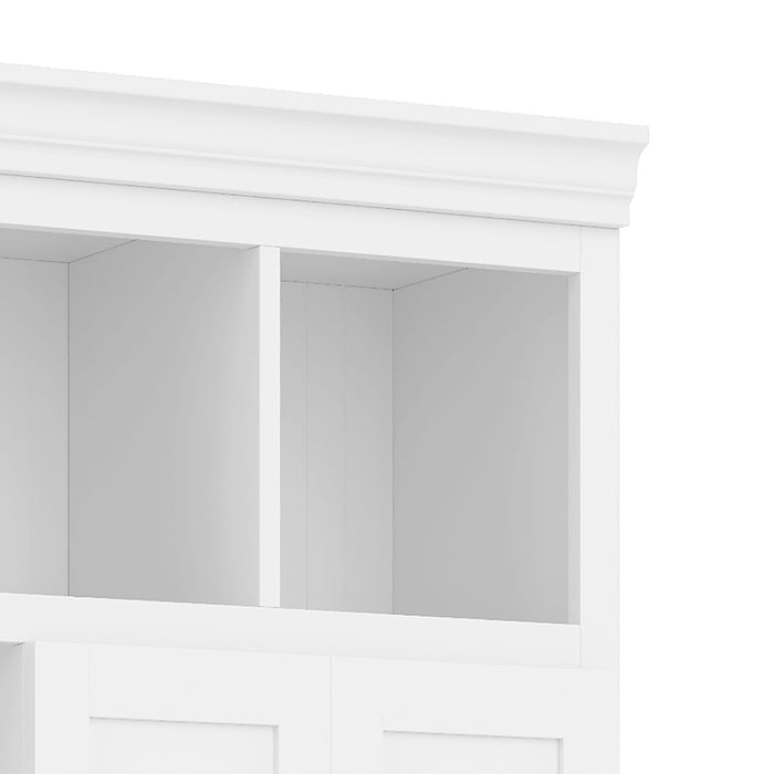 Hall Tree & Bench And 5 Storage Cubbies