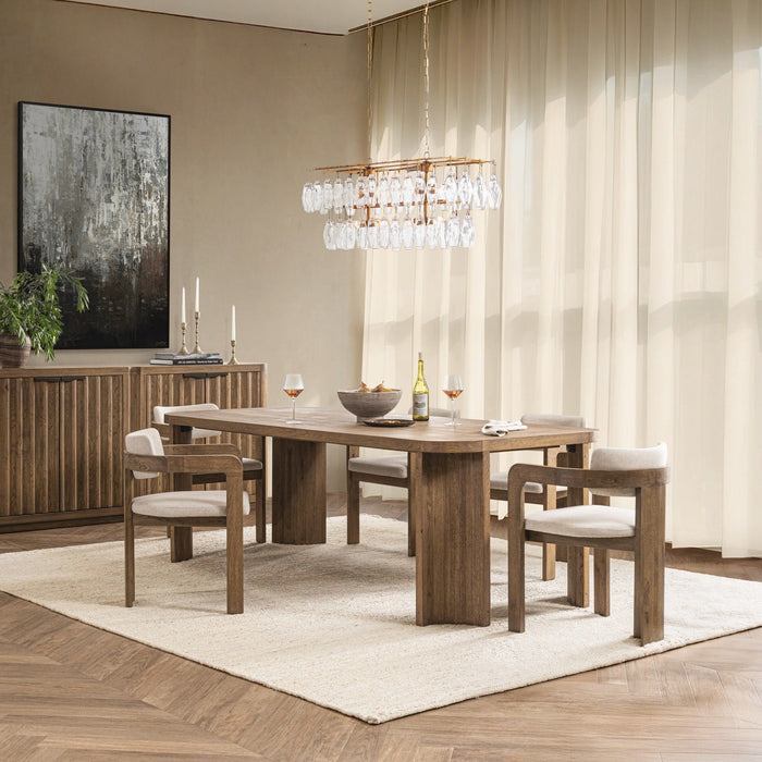 Labelle - Dining Table - Dark Brown