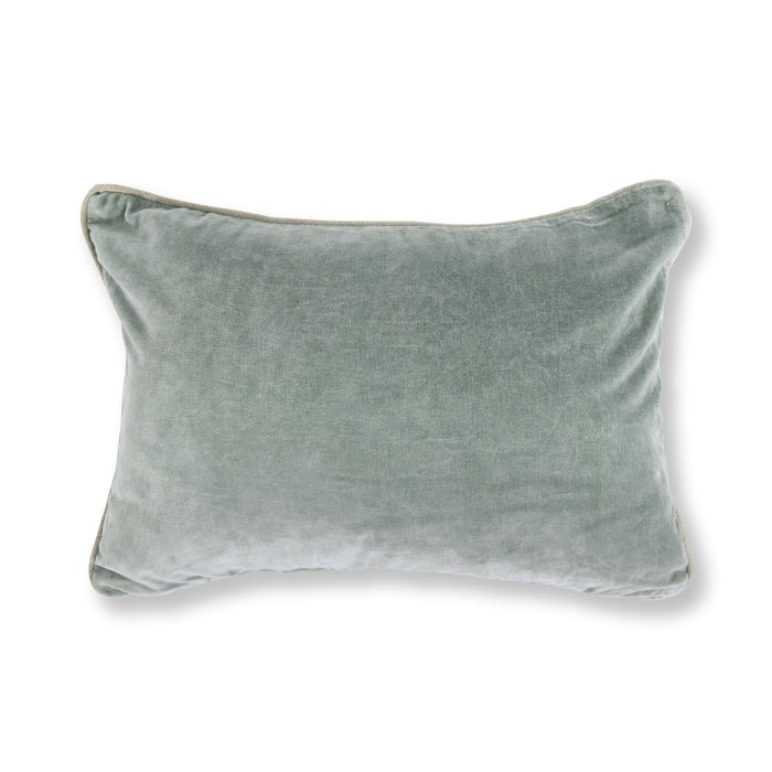Heirloom Velvet - SLD Pillow - Bay Green
