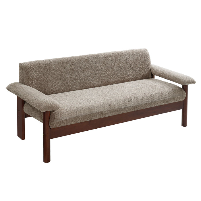 Loveseat Sofa 2 Seater Couch With Armrest Pillows