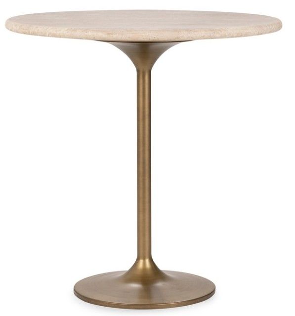 Malani - Travertine Gathering Table