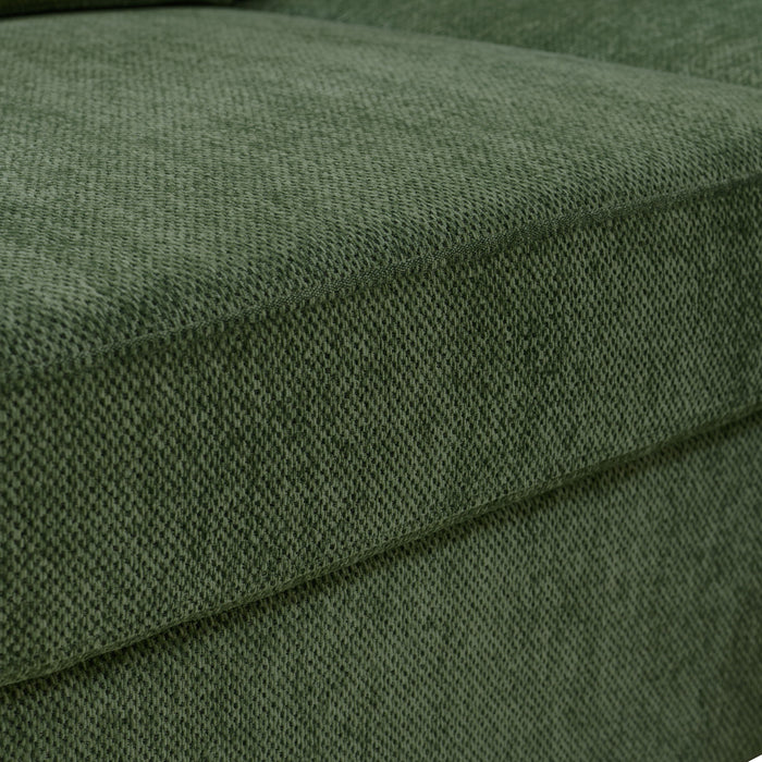 U - Shape Sectional Pull Out Bed With Console, Storage, And USB Charging