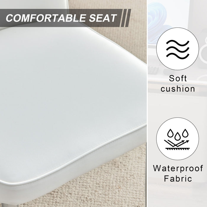 Minimalist Style Minimalist Dining Chairs With Metal Legs