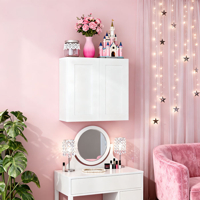 Shaker Wall Cabinet With Soft-Close Doors, Adjustable Shelves