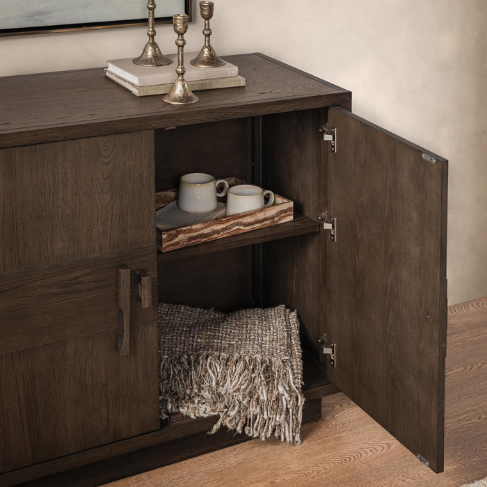 Oakridge - 4 Door Cabinet - Havana Brown