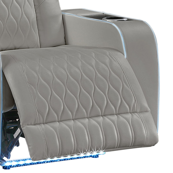 Electra - Power Recliner With Power Headrest, Massage, LED Lighting And USB Control