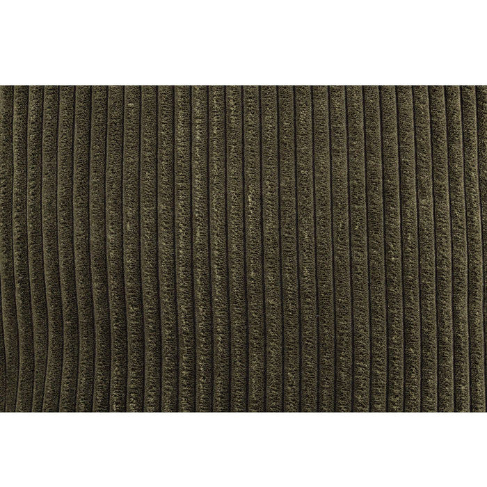 Sofa & Loveseat 2 Piece Set With Accent Pillows - Forest Green