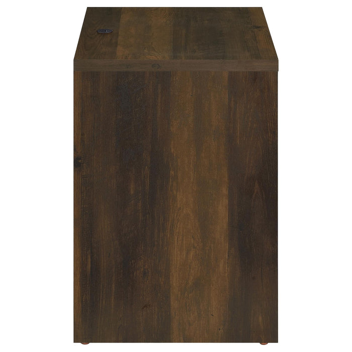 Geary - 2 Drawer Nightstand With LED Lights And USB Charging Ports